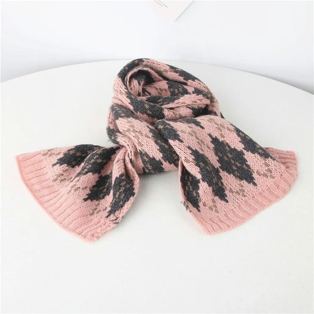 Fashion Children Knitting Shawl Wool Insulation Windbreak Scarf bufandas invierno mujer highquality dropshiping W1025