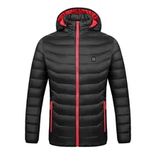 Smart Fever хлопковая стеганая одежда женское электрическое повседневное теплое пальто USB на молнии украшения пуховое хлопковое пальто Pro