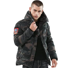 Мужская Зимняя Толстая парка, пуховики, хлопковые куртки, мужские камуфляжные пальто, мужские повседневные камуфляжные куртки и пальто