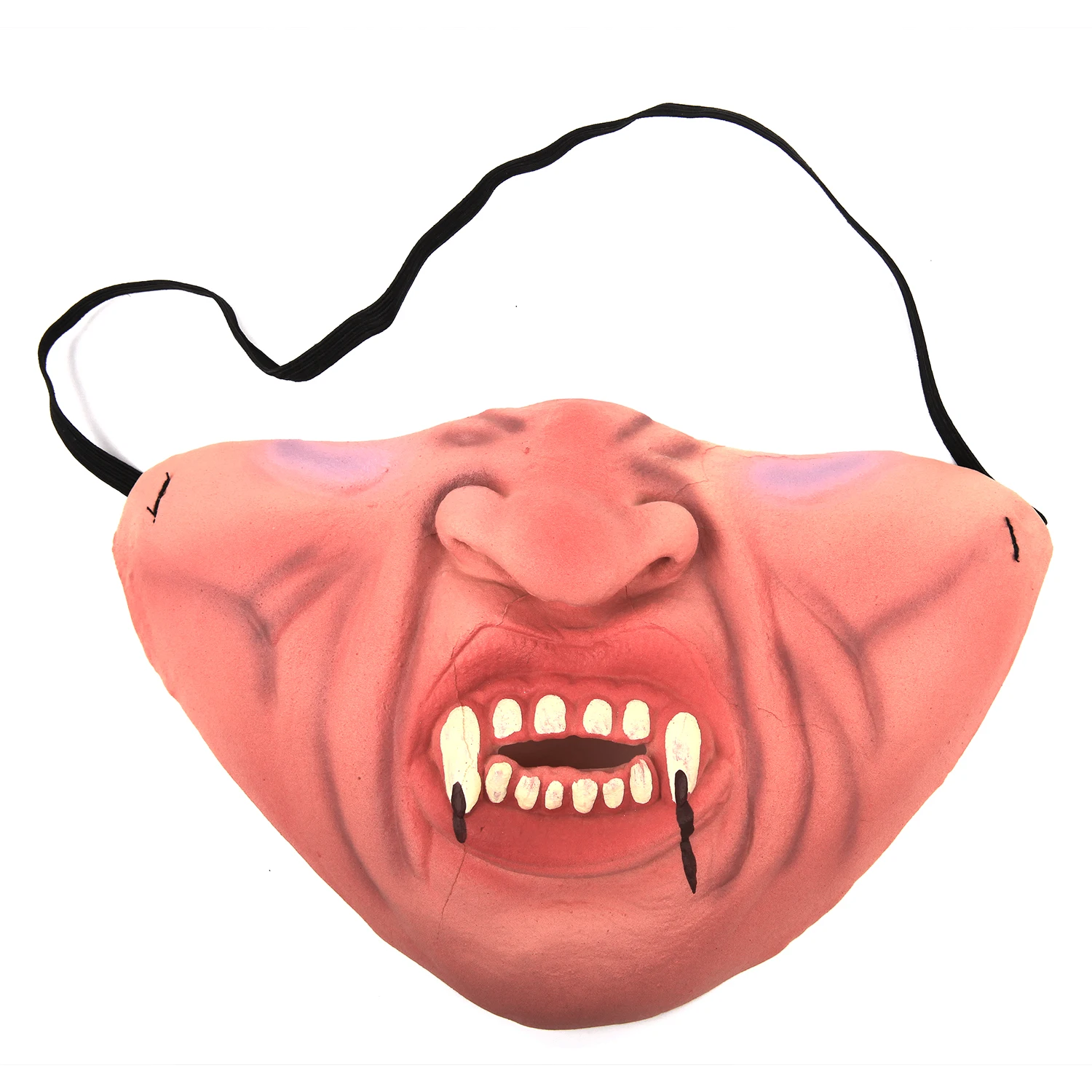 Masquerade mask full face mask half face mask game cosplay props adult clown latex half-face mask elastic band cosplay props humorous Halloween party masks