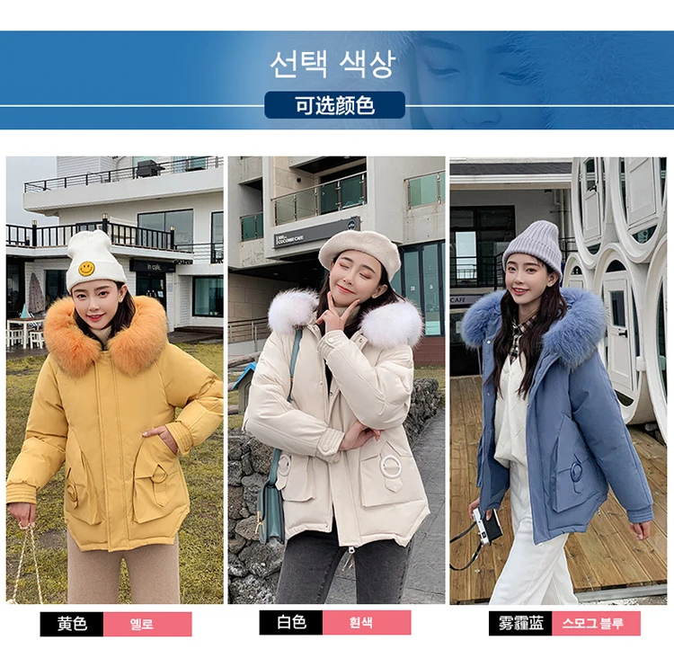 Photo Shoot Autumn And Winter New Style Loose And Plus-sized Short down Jacket Women's Slimming Short-height Thick Coat Cot