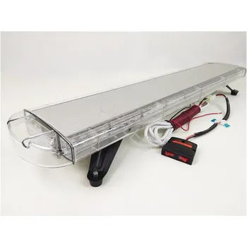 

CYAN SOIL BAY 38" 72 LED EMERGENCY BEACON WARN TOW TRUCK RESPONSE STROBE LIGHT BAR RED WHITE