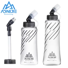 

AONIJIE SD21 250ml 420ml Soft Flask Collapsible Water Bottle Hydration Water Bladder For Running Marathon Cycling Trail Hiking