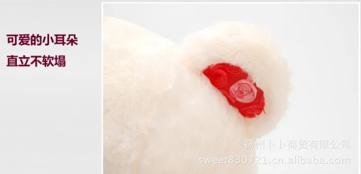 Розовый медведь держа сердце 60 см 80 см Плюшевые игрушки могут быть напечатаны логотип