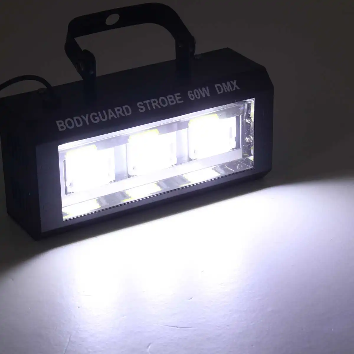 DJ Dance LED Light AC90-240V 60W with DMX512 White& Colorful Light Voice-Activated Lighting Effect Lamp