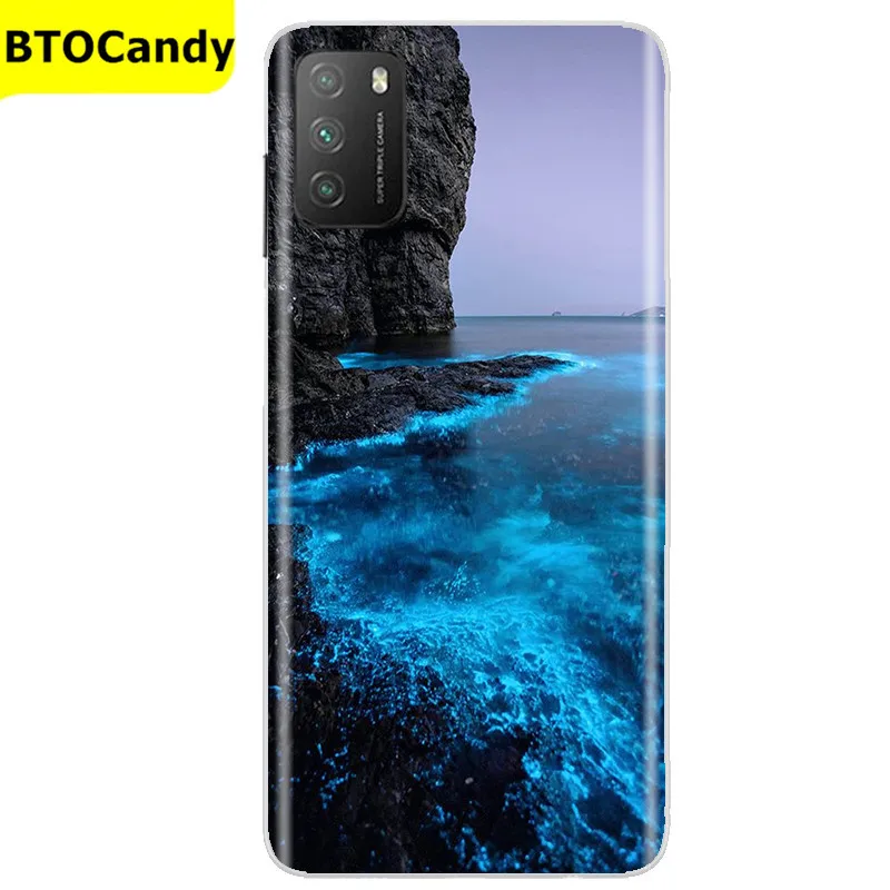 pouch mobile For POCO M3 Case Soft Silicone Back Phone Case for Xiaomi Poco M3 Pro 5G Back Cover Soft TPU Coque for POCO M 3 M3 Silicone Case best iphone wallet case Cases & Covers