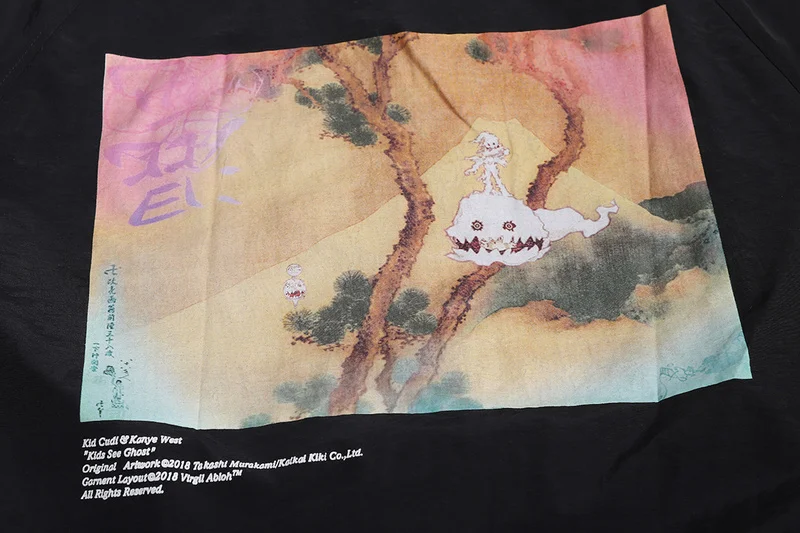 Kanye West Kids See Ghosts коллекция для женщин и мужчин толстовки в стиле хип-хоп негабаритных мужчин Повседневная Толстовка пуловер