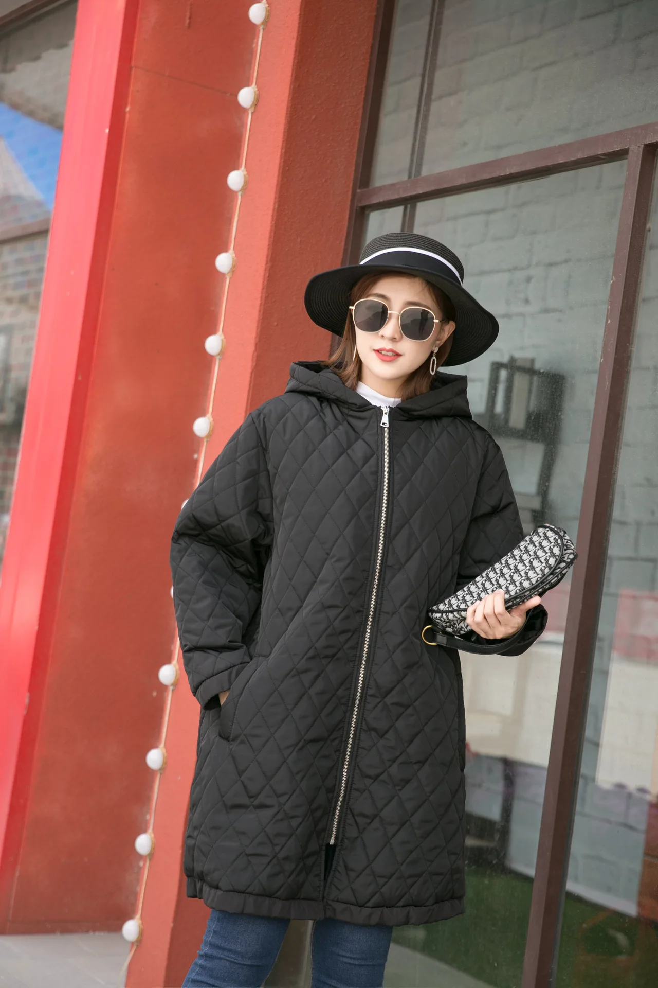 Повседневные парки размера плюс Осень зима 2019 женская одежда модные Свободные