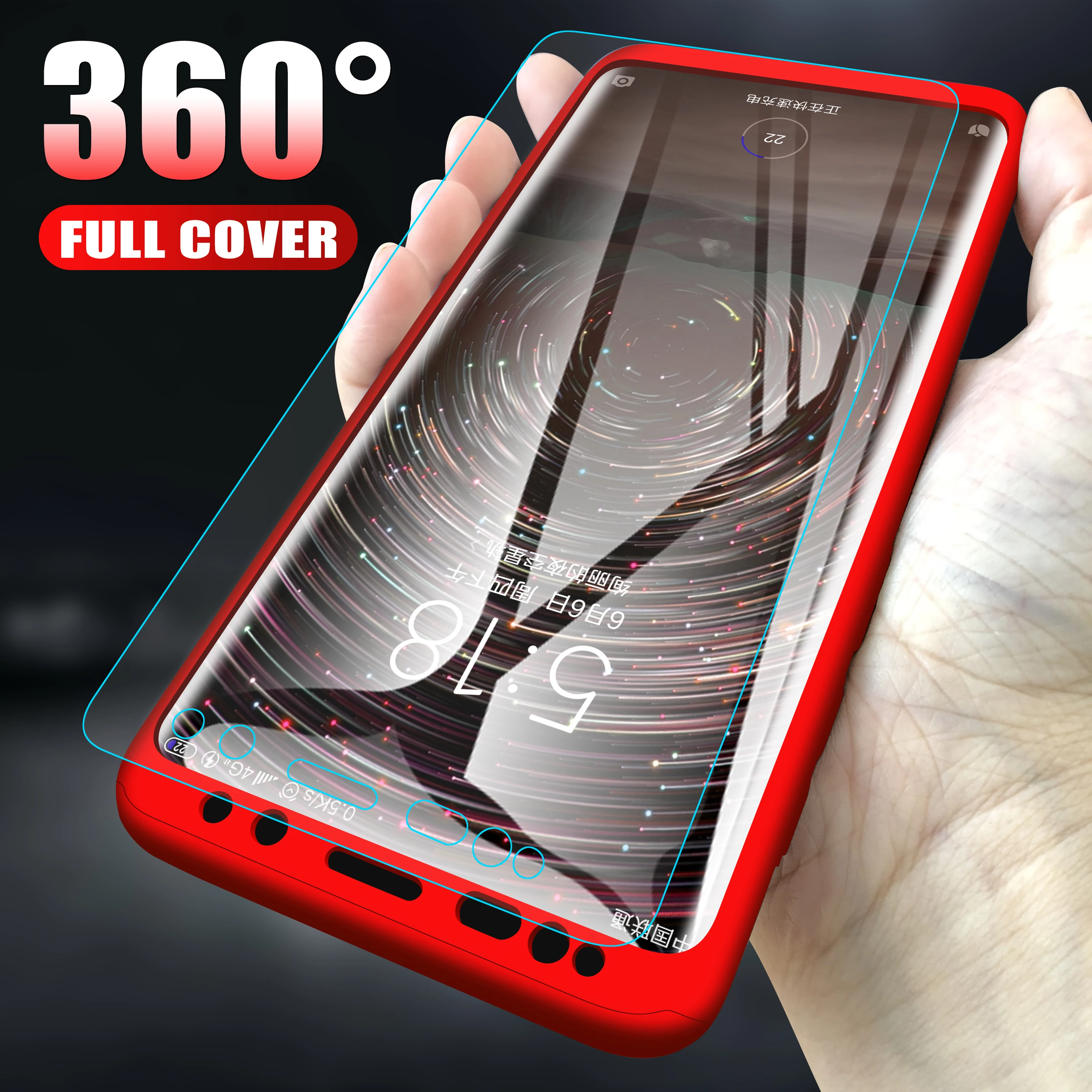 Iphone Case Redmi 7a Shopee 360 Full Cover Protective Phone Case