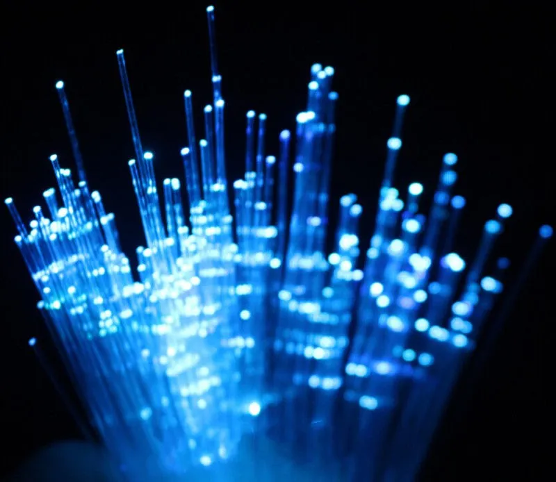 50pcs~500pcs 0.75mm(D) PMMA Plastic fiber optic cable 4M(L) f/LED light Driver Star Ceiling DIY Sky Starry Lighting-End glow