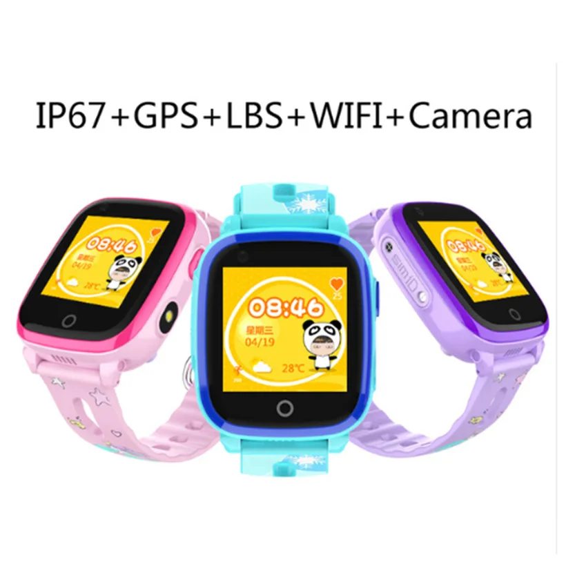 696 DF33Z водонепроницаемые 4G Детские Смарт часы с камерой GPS WIFI студенческие дети
