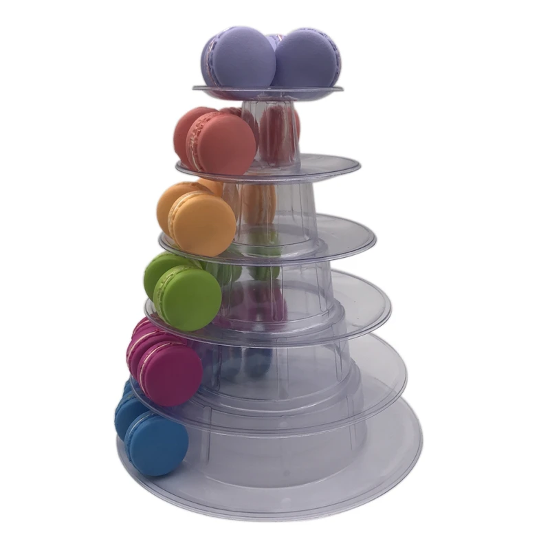 4/6 Layer Macarons Display Tower Cupcake Tower Rack Holder Cake Stand Birthday Party Wedding Decoration Tools