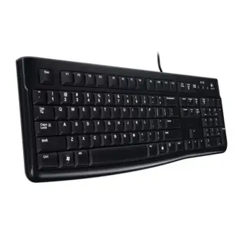 

Logitech K120 Keyboard Wired Keyboard Office Keyboard Full Size Black U Port