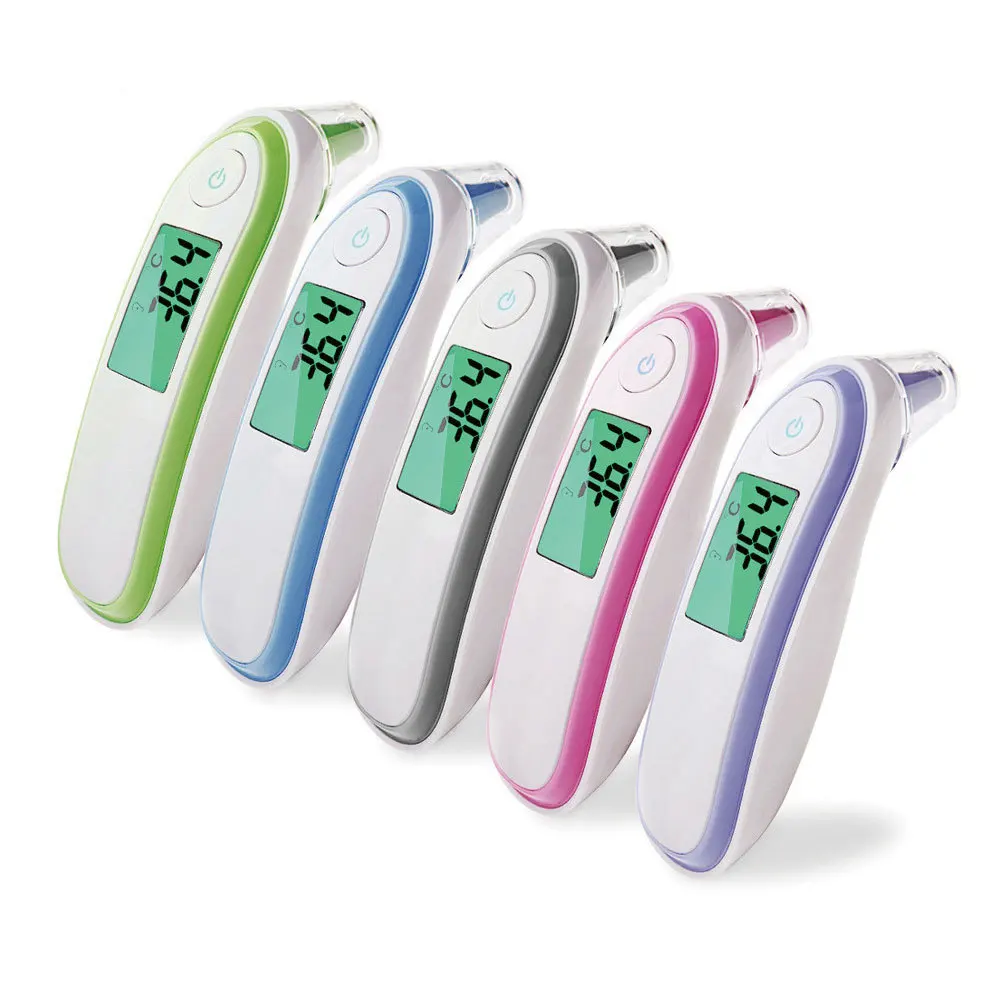 Medical Household Infrared Digital Ear & Forehead Laser Body Thermometer LCD Baby Adult Fever Temperature Ear Thermometer
