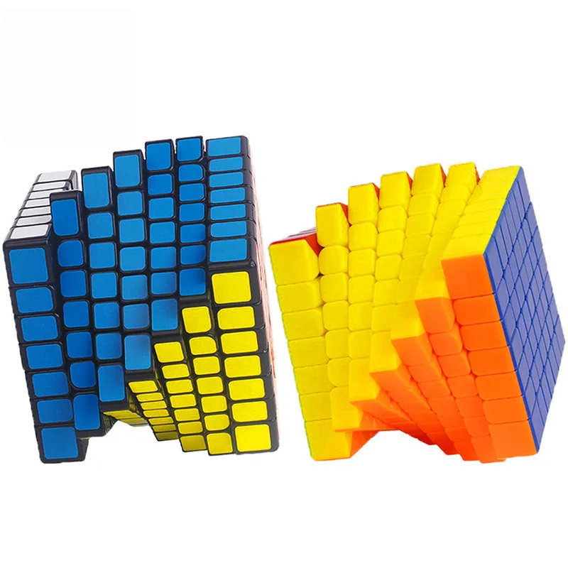 YuXin Hays Магнитный Немагнитный 7x7x7 Профессиональный конкурсный магический куб быстрый ультра-Гладкий 7x7 кубар-Рубик на скорость детские