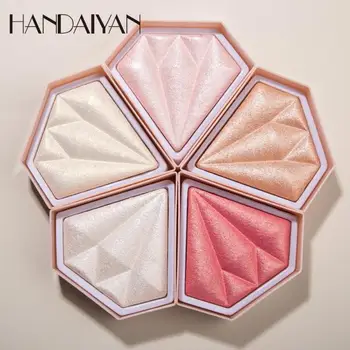 

HANDAIYAN Diamond Makeup Face Powder Bronzer Highlighter Powder Palette 2020 Face Contour Shimmer Powder Illuminator