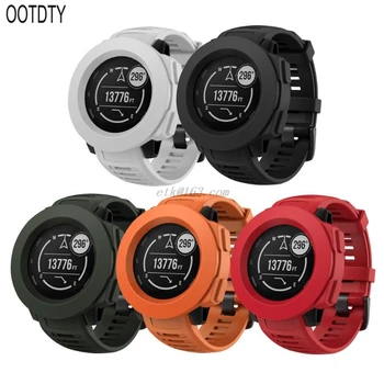 

Soft Silicone Protective Case Cover Frame Shell Protector Replacement for Garmin Instinct Smart Watch Accessories