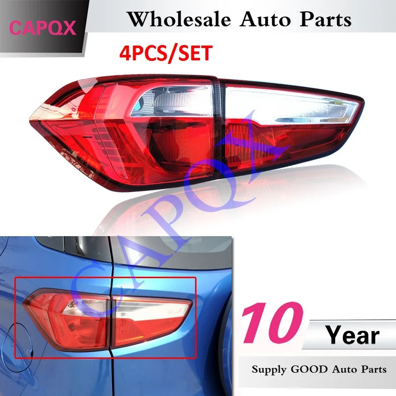 CAPQX 4 шт./компл. задний тормоз светильник для Ford Ecosport 2013 2014 2015 2016 хвост фонарь