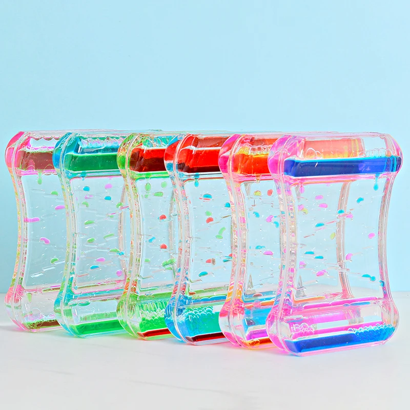 

Creative dynamic ladder water drop hourglass time timer Office home bedroom decoration cartoon child children birthday gift