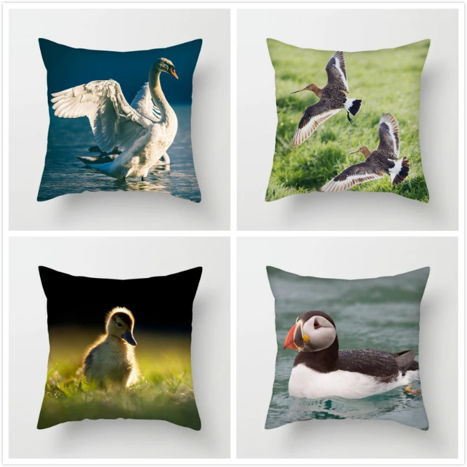 

TTLIFE Animal Throw Pillows Duck Cushion Cover Goose Pillow Cover for Sofa Bedroom Chair Home Decor Decorative Pillow Case
