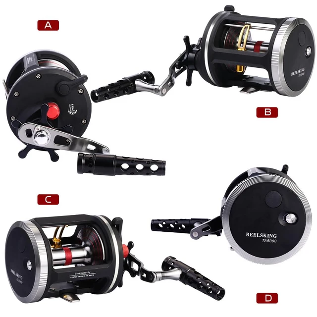 Sougayilang Strong Trolling Fishing Reel 14+1BB Right Hand Sea Bait Casting  Fishing Reels Trolling Reel Max Drag 30kg De Pesca - AliExpress