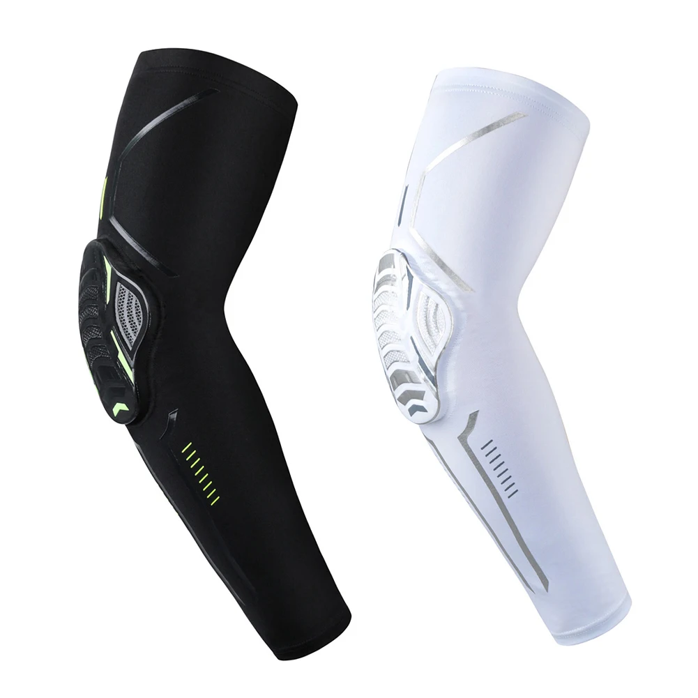 1Pcs Sports Anti-collision Elbow Pads Compression Arm Sleeves Protector For Outdoor Basketball Football Bike Elbow Support Guard