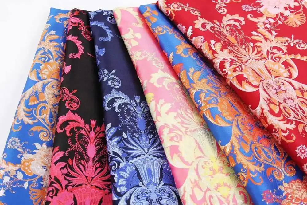 Лучшая цена, африканская жаккардовая парча, ткань, жаккардовая ткань, новейшее высокое качество, морская парча, кружева для вечерние, 5 ярдов/партия, D01