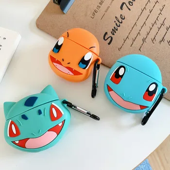 

Cute Case for AirPods Silicone Bluetooth Earphone Cover for Airpods 2 Cartoon Protective Stereoscopic Digital Monster Design