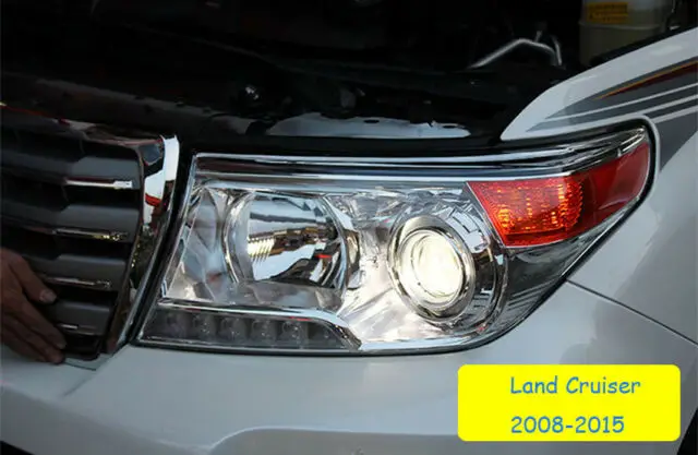 Подходит для Toyota Land Cruiser LC200 2008- высококачественный передний светодиодный светильник, сменный в сборе