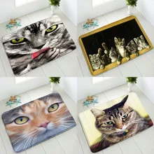 Aliexpress - Cat Animals Non-Slip Bath Mat Bedroom Living Room Doormat Absorbent Floor Pad Carpet Washable Foot Pads Welcome Mats Home Decor