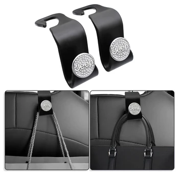 

Car Seat Back Hook Car Accessories Interior Portable Hanger Holder Storage for JEEP compass renegade grand cherokee patriot