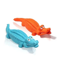

Dog Toy Natural Rubber Crocodile Toys Pet Interactive Training Cleaning Teeth Chew Toys