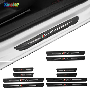 

1pack NEW Car Protector Door Sill Stickers For Fiat 500 500x 500l panda TIPO punto