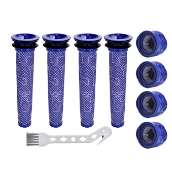 

8 Pack Premium Vacuum Filter Set with 4 Pre Filters and 4 HEPA Filters Compatible for Dyson V6 Absolute Vacuums