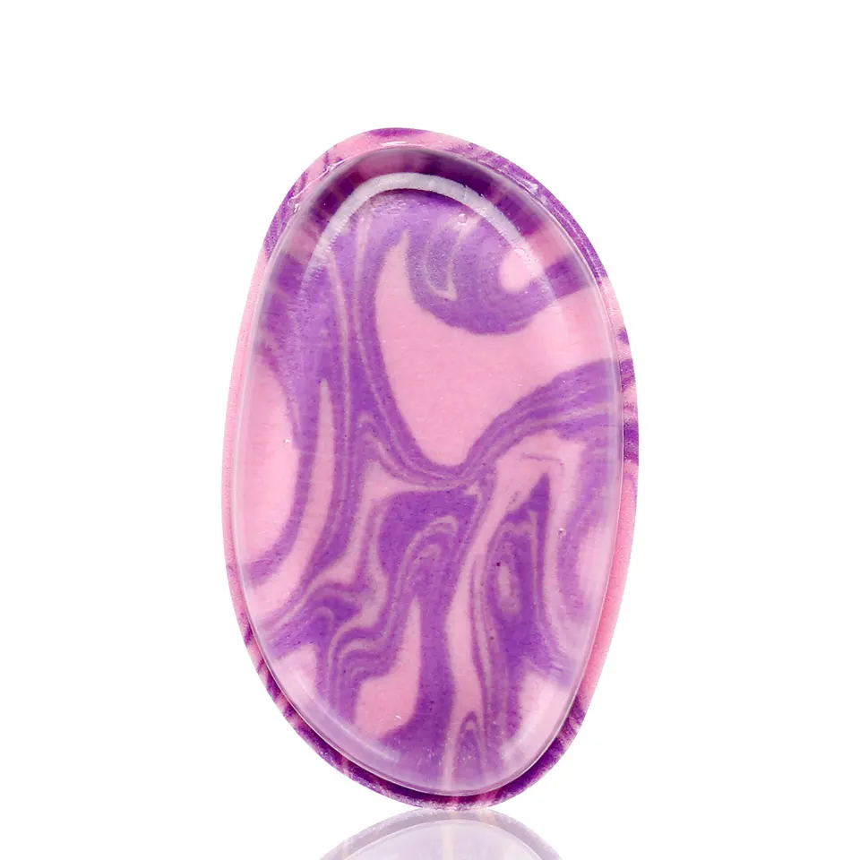 1PC PURPLE Бренд Miss Gorgeous, 3 шт., силиконовые губки для макияжа, не латексная губка, косметика, спонжи, силиконовый макияж, инструмент для жидкого тонального крема - Цвет: 1PC PURPLE