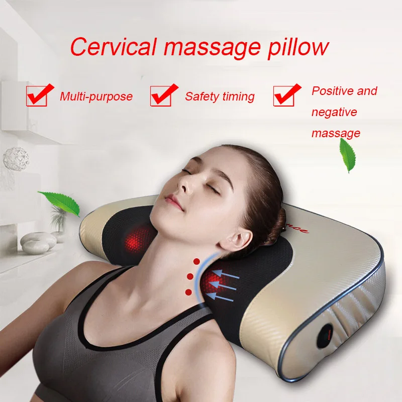 

Hot Compress Kneading Multifunction Massager For Neck Electric Infrared Heating Relaxation Massager Pillow For Back Leg Lumbar