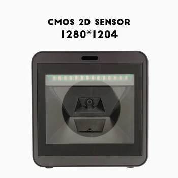 

1280*1204 pixel CMOS Sensor Barcode Scanner with 5-40cm Depth filed USB Cable High speed accuracy Bar code Reader