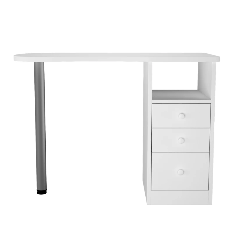 106 X 40 X 77 Cm Beauty Salon Wooden Technician Table Nail Station Desk White Nail Station Table Nail Tables Aliexpress