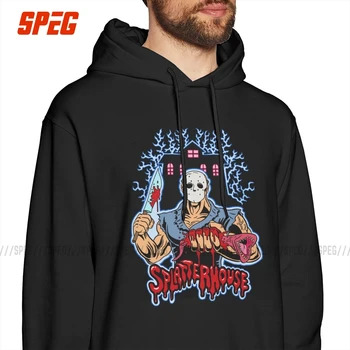 

Man Sweatshirt House Of Splatter Hoodie Horror Movie Nightmare Halloween Scary Friday the 13th Jason Voorhees Freddy Pullovers