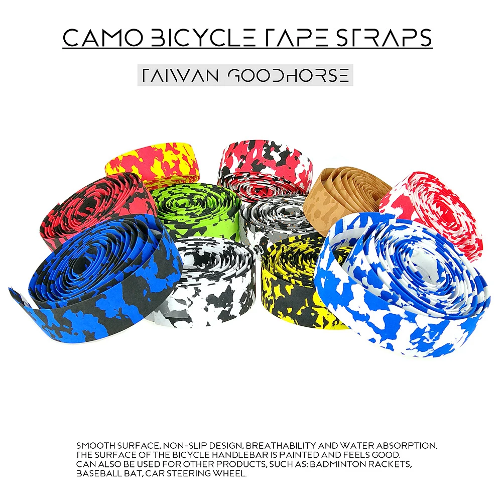

Bicycle handlebar with road bike EVA handlebar with non-slip breathable belt cover fixed belt cycling bicycle accessories