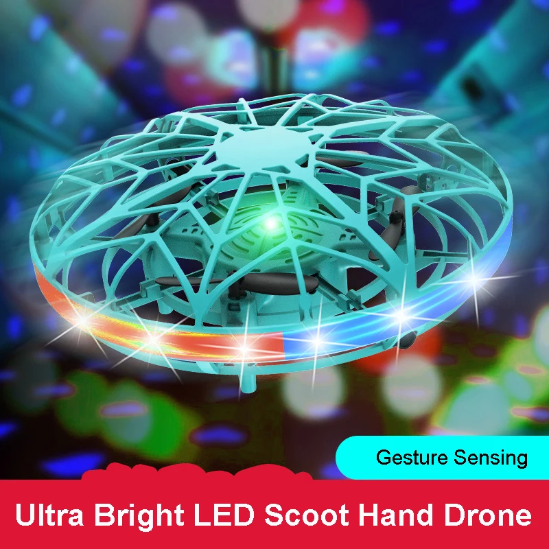 Mini Helicopter UFO RC Drone Infraed Hand Sensing Aircraft Electronic