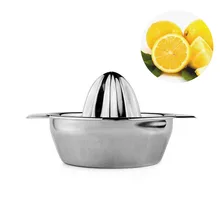 Мини-соковыжималка для цитрусовых, апельсина, лимона из нержавеющей стали, ручная прессовка, сырой сок для здорового образа жизни для детей