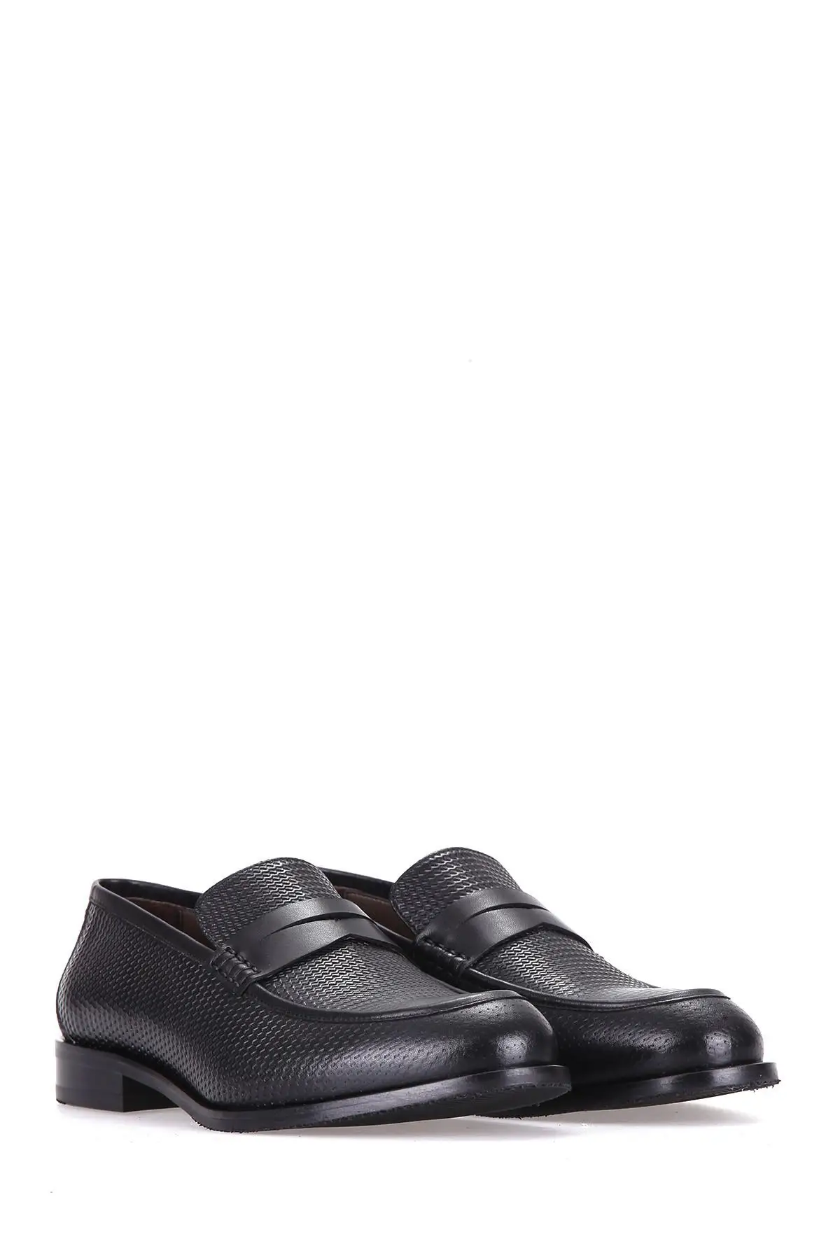 Derimod Genuine Leather Black Men 'S Casual Shoes