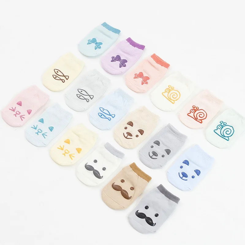 

Korean-style Cartoon Low-Cut Low Top No-show Socks Infants Children Baby Short Anti-slip Socks Double-Sided Dispensing Floor Soc