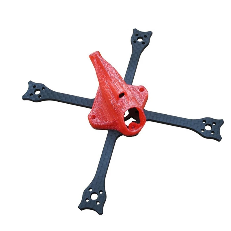 

115mm Carbon Fiber Frame Kit Four-Axis Frame for 1104 Motor 3Inch Paddle AIO Flight Control FPV Racing Drone