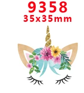 30 шт мультяшный персонаж плоское украшение из смолы PR 9305 - Цвет: 9358