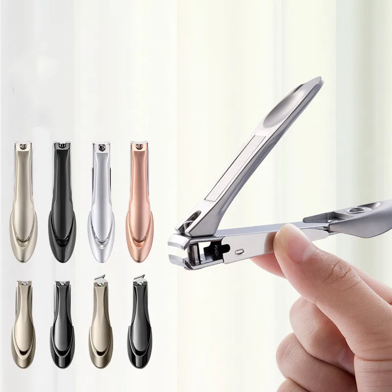

Big Stainless Steel Nail Clipper Cutter Professional Manicure Trimmer High Quality Toe Nail Clipper with Clip Catcher FH01
