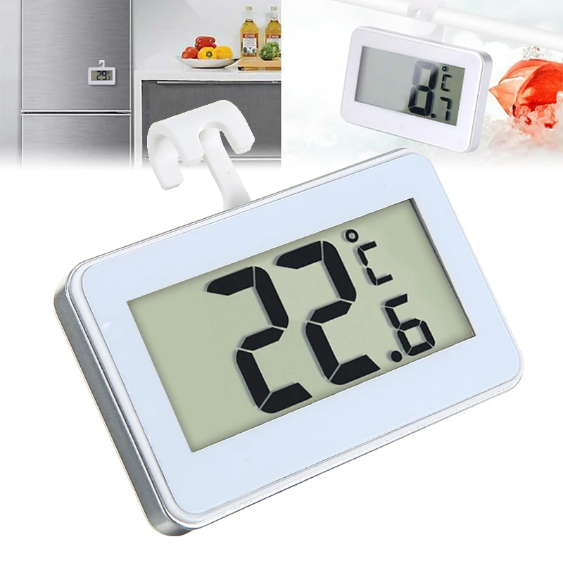 US LED Alarm ℃/℉ Digital Thermometer W/ Magnet F Freezer/Fridge&Stander Freezer US LED Alarm ℃/℉ Digital Thermometer W/ Magnet F Freezer/Fridge&Stander Freezer