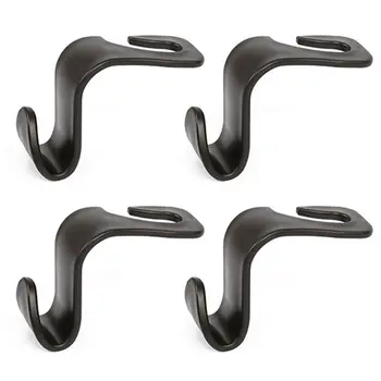 

High quality Practical 4 Pcs Car Vehicle Back Seat Headrest Organizer Hanger Storage Hook for Groceries Bag Handbag Durable