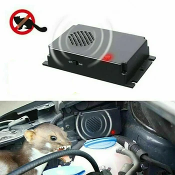 

12V Prevent Mouse Repeller Ultrasonic Car Rat Repeller Rodent Repellent For Automobile Vehicle Chases Rat Pest Control